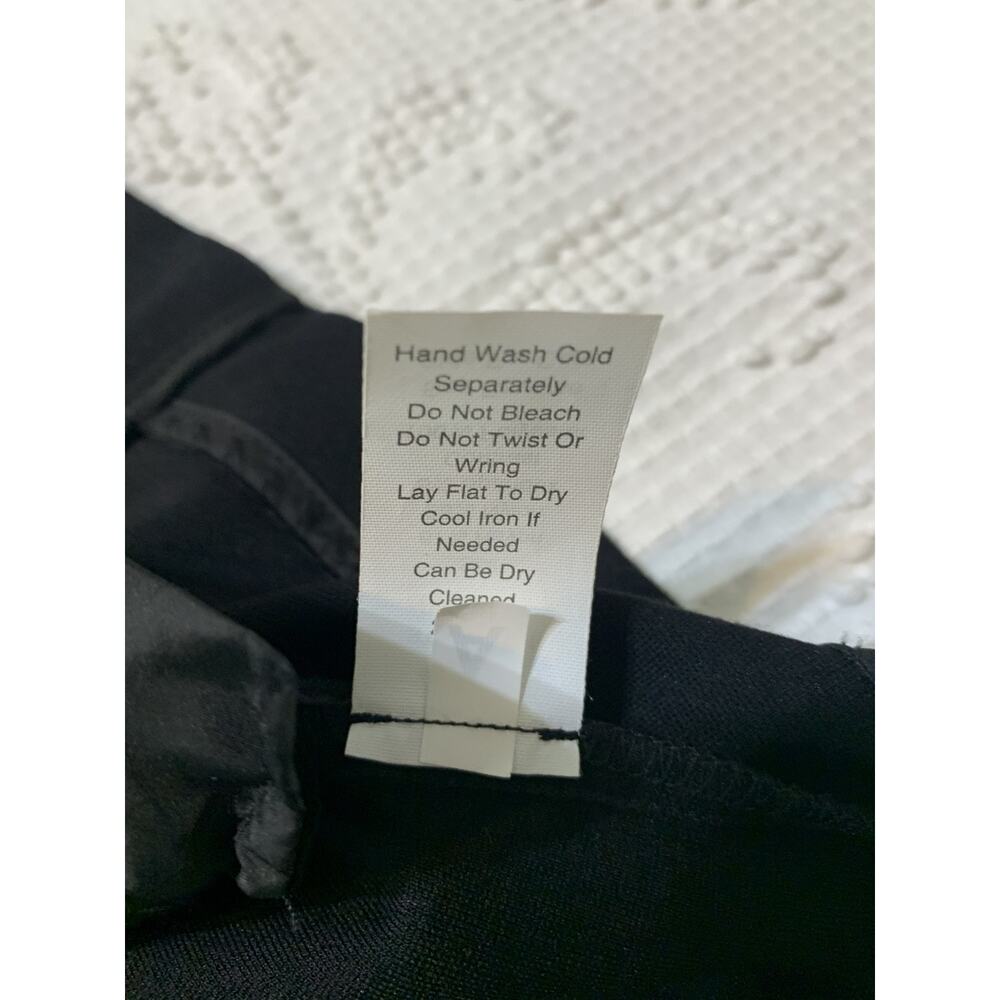 Cabi Black Stretch Knit Absolute Ruffle Blazer Skirt Suit Large 14 Work Career - Picture 10 of 16